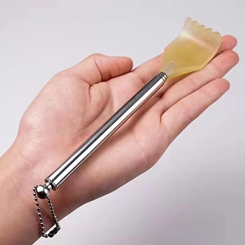 四节不锈钢伸缩痒痒挠挠痒耙挠痒抓痒伸缩抓痒器