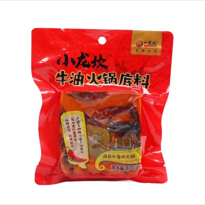 小龙坎经典浓郁牛油火锅底料麻辣烫底料同款200克甄选醇香风味