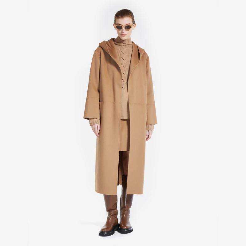 【预售 专柜13900】Max Mara 女士中长款毛呢外套 Fabio 045
