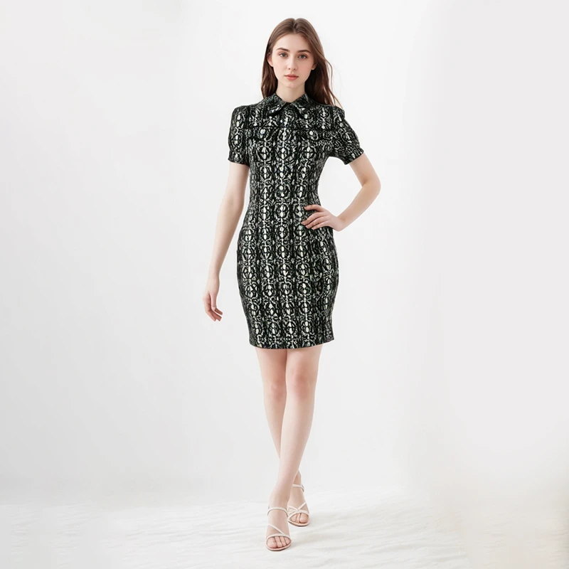 【保税仓 专柜7700】Max Mara 女士夏季修身连衣裙Cesy 001