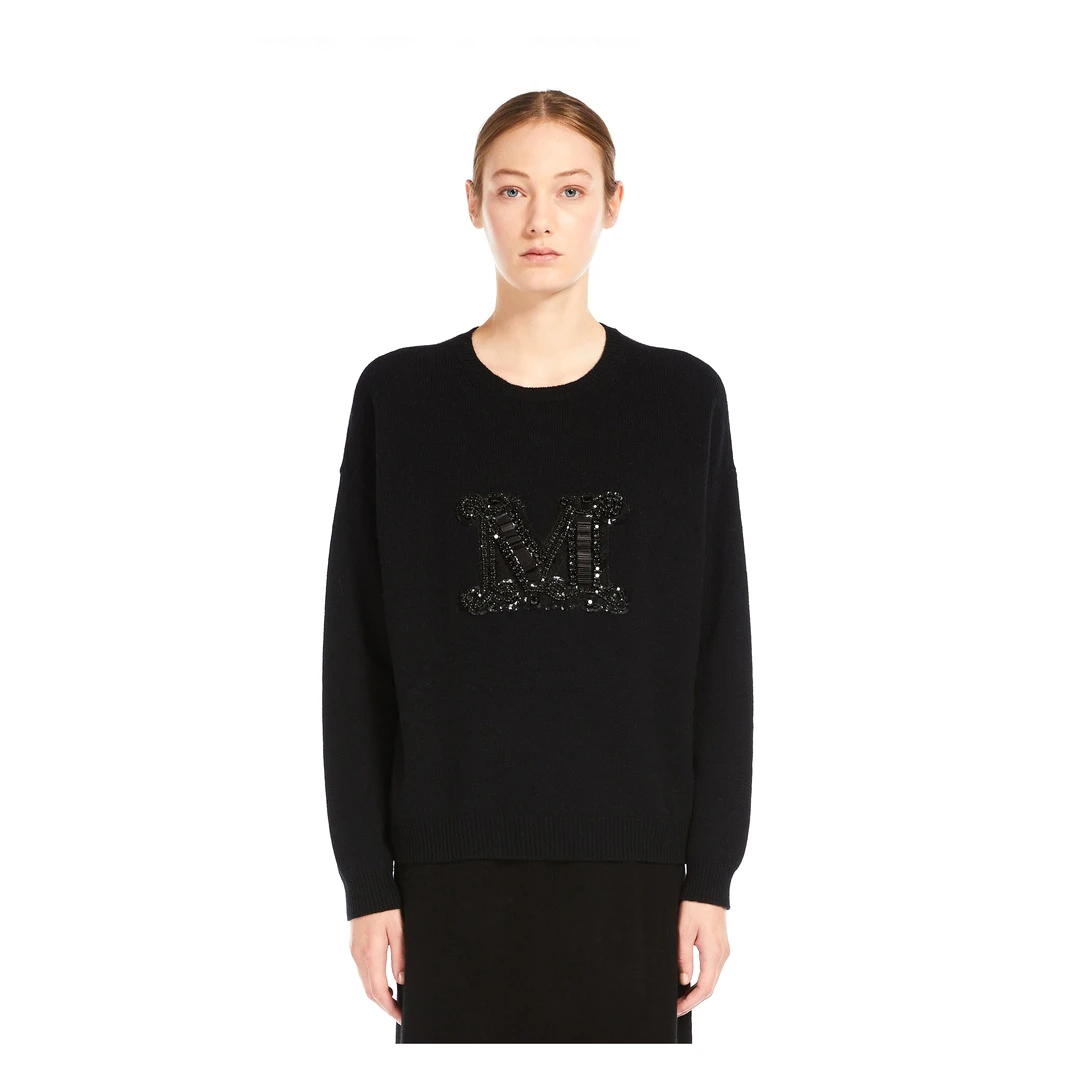 【预售 专柜5500】MaxMara女士圆领徽标毛衣 Palato 004