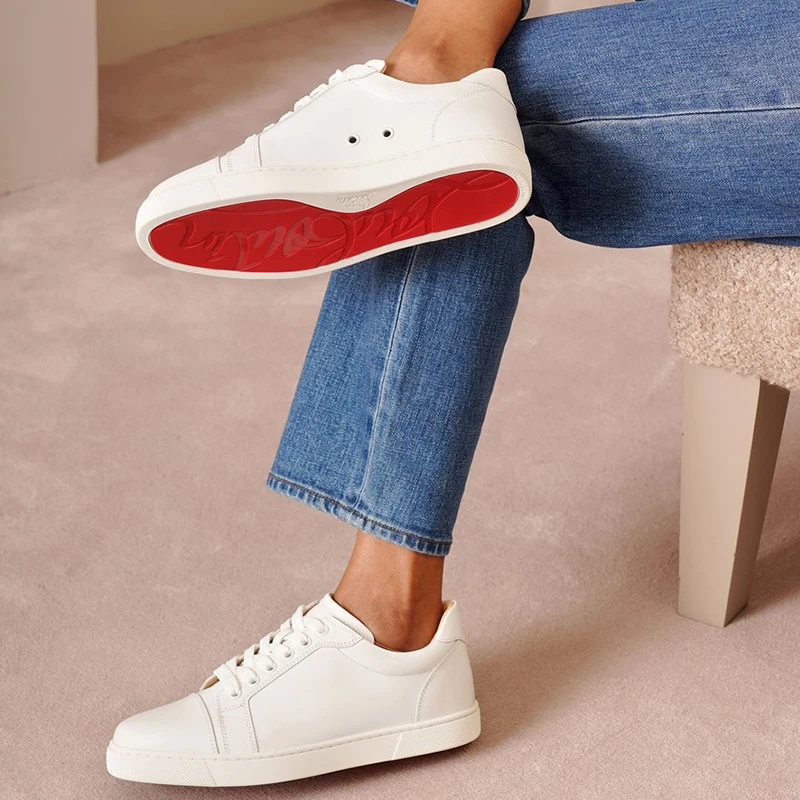 福利【预售 专柜价6600元】Christian Louboutin女士小白鞋 1180392