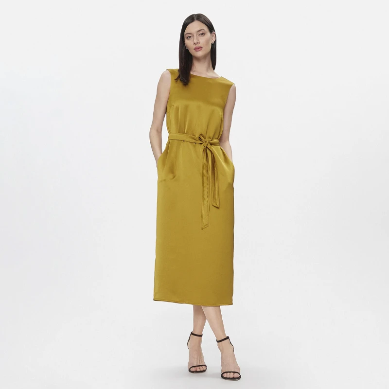 【保税仓 专柜3200】Max Mara女士无袖连衣裙 Baiardo 017