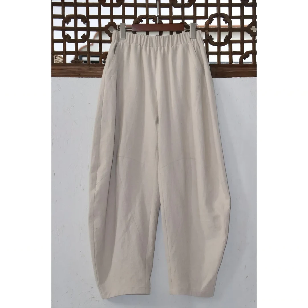 【田园刘娟-服装】熙春灯笼裤 242087 X