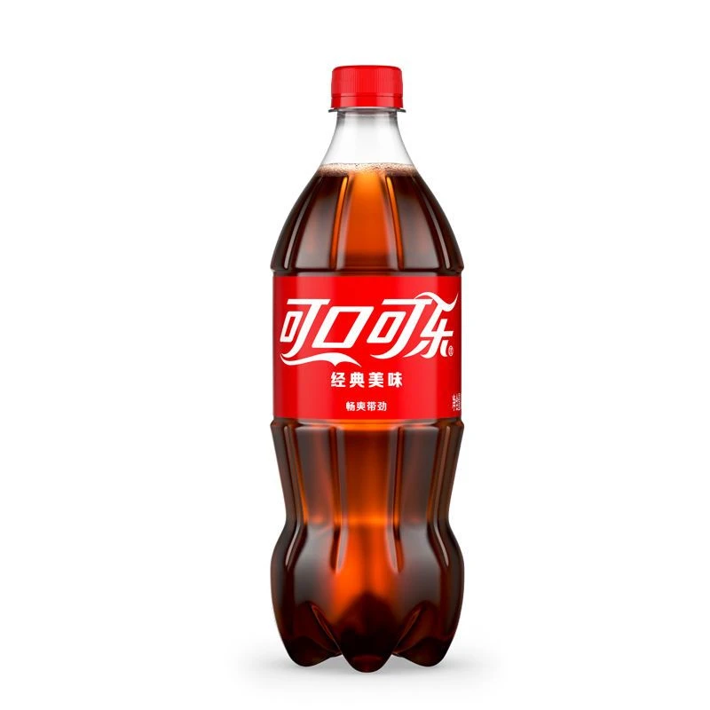 可口可乐含糖888ML*1瓶经典瓶装清爽即饮美味饮料汽水开盖瓶冰爽