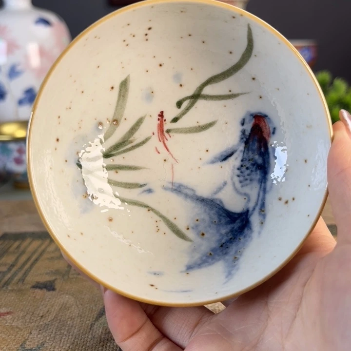 摆件景德镇陶瓷茶杯多的