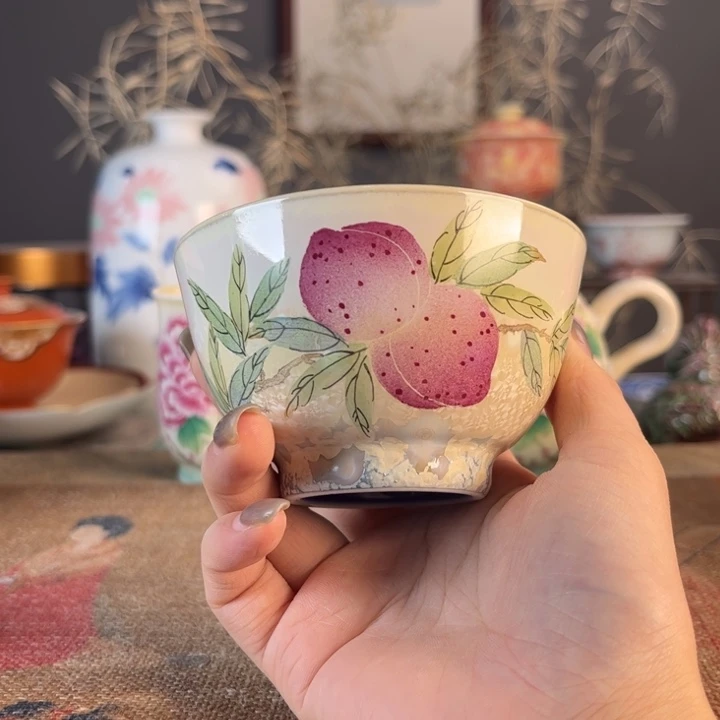 摆件景德镇陶瓷茶杯多的