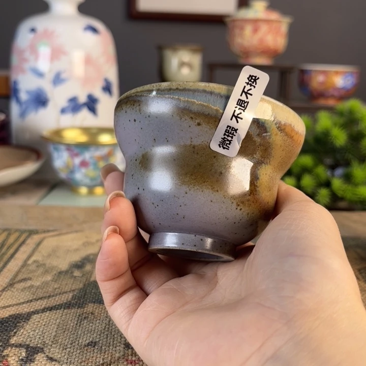 摆件景德镇陶瓷茶杯多