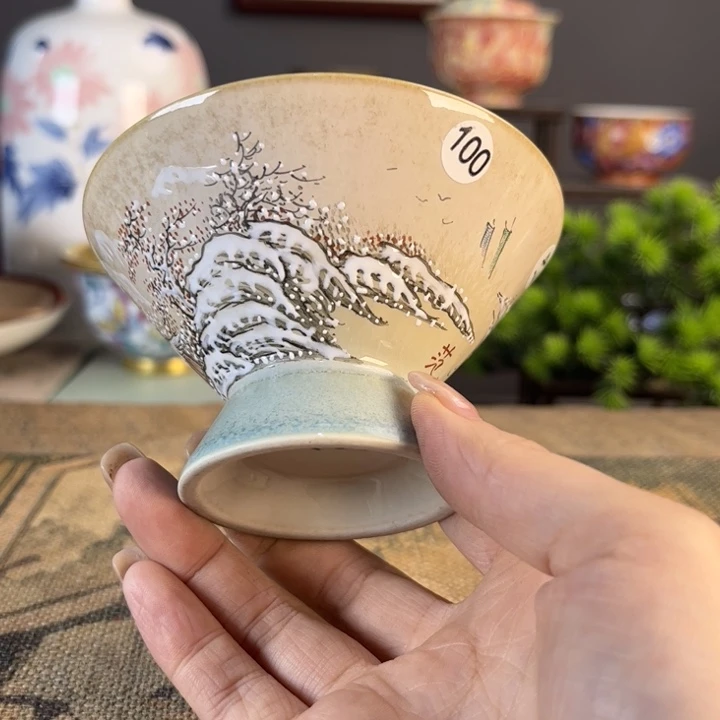 摆件景德镇陶瓷茶杯多了