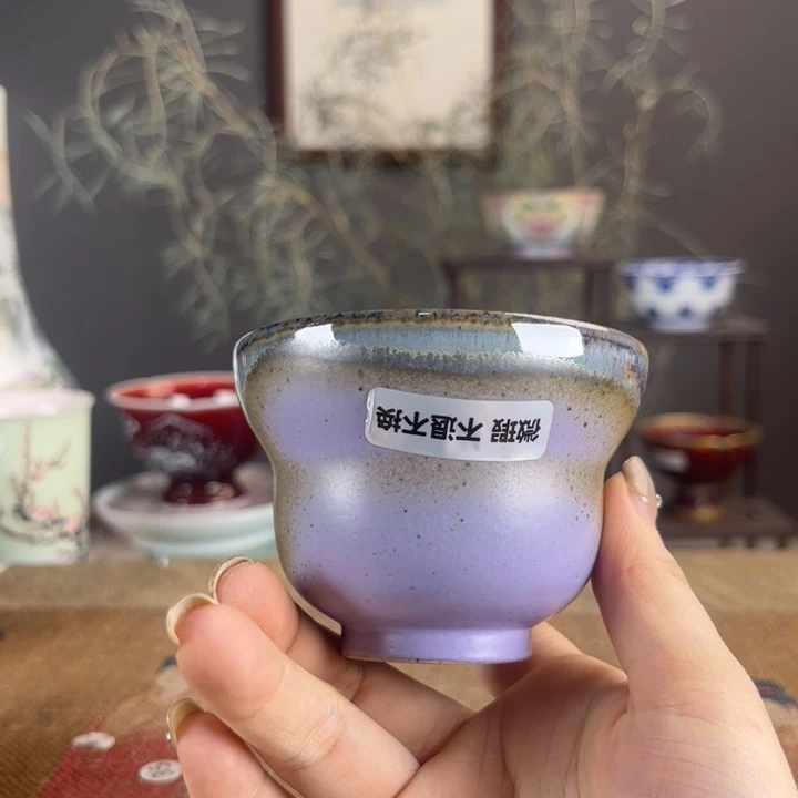摆件景德镇陶瓷茶杯多人