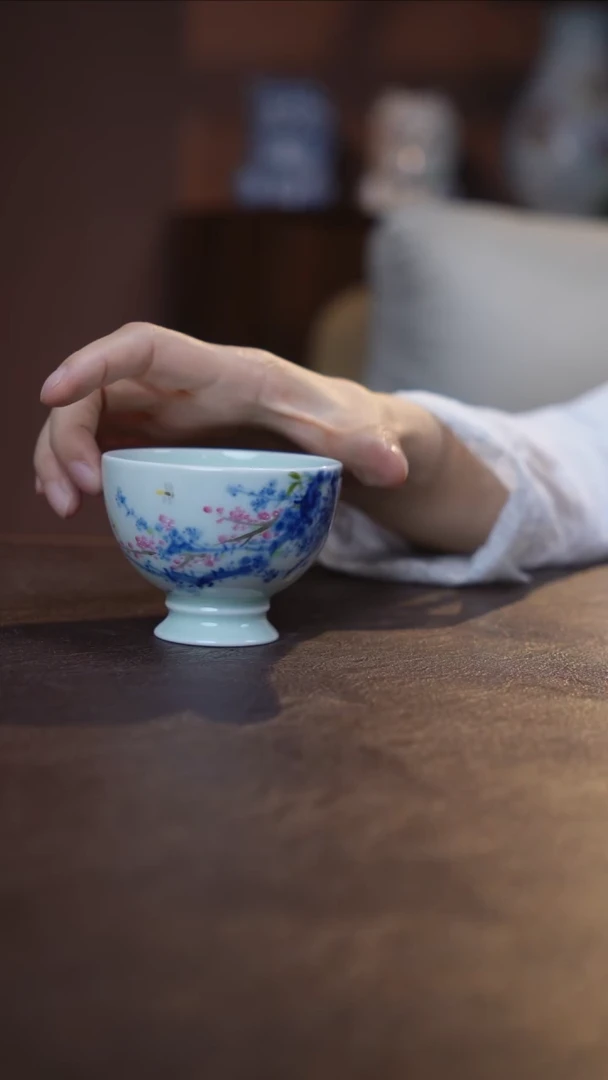 【闪购商品】杯景德镇陶瓷杯碗柴烧多人