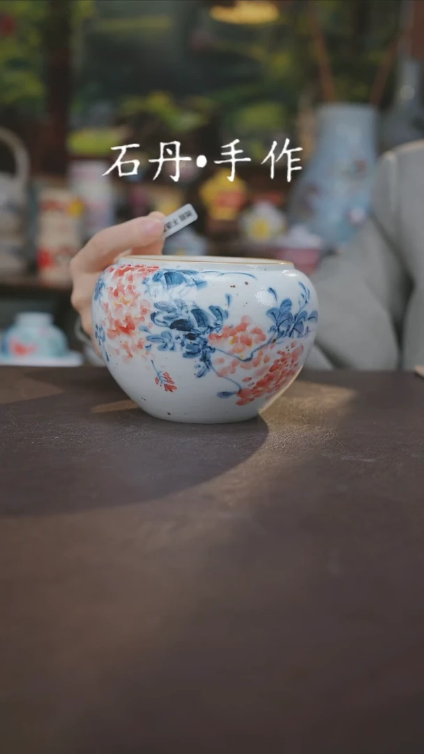 【闪购商品】瓷片景德镇陶瓷杯碗柴烧多人