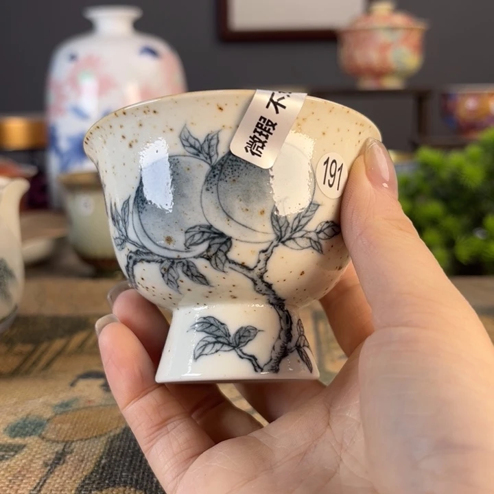 摆件景德镇陶瓷茶杯多