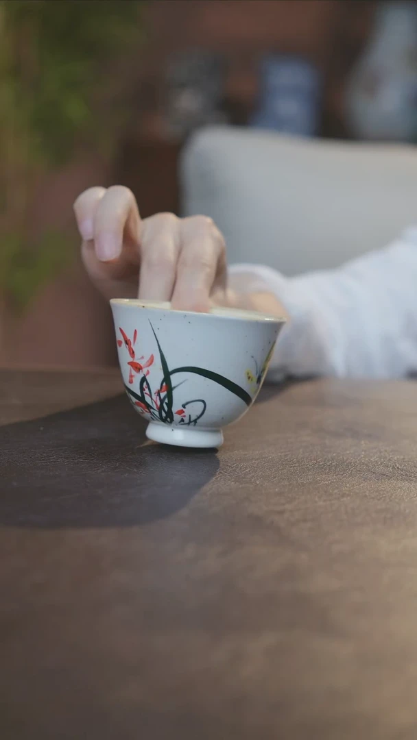 【闪购商品】瓷片景德镇陶瓷杯碗柴烧多人