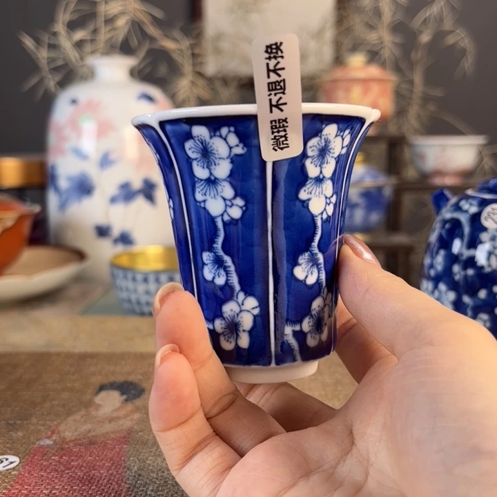 摆件景德镇陶瓷茶杯多的