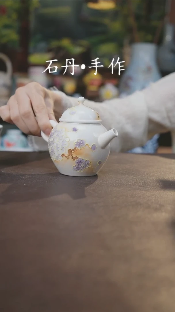【闪购商品】瓷片景德镇陶瓷杯碗柴烧多人