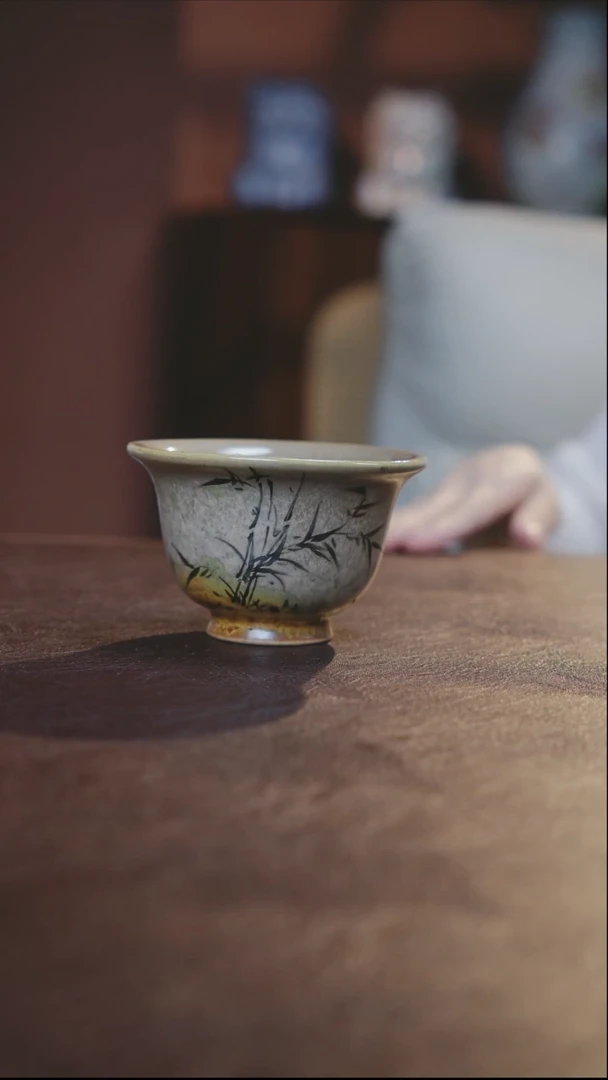 【闪购商品】杯景德镇陶瓷杯碗柴烧多人