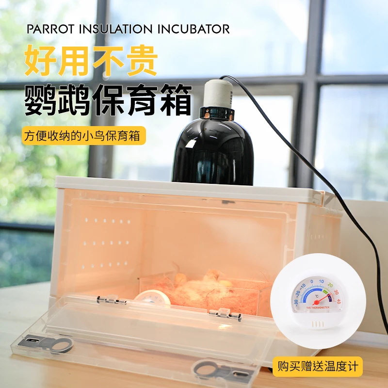 鹦鹉幼鸟雏鸟保温箱恒温育雏箱宠物专用便携式保暖鹦鹉过冬神器