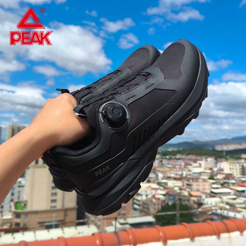 匹克态极公务鞋休闲户外训练运动鞋防滑防泼水登山鞋低帮轻便男鞋