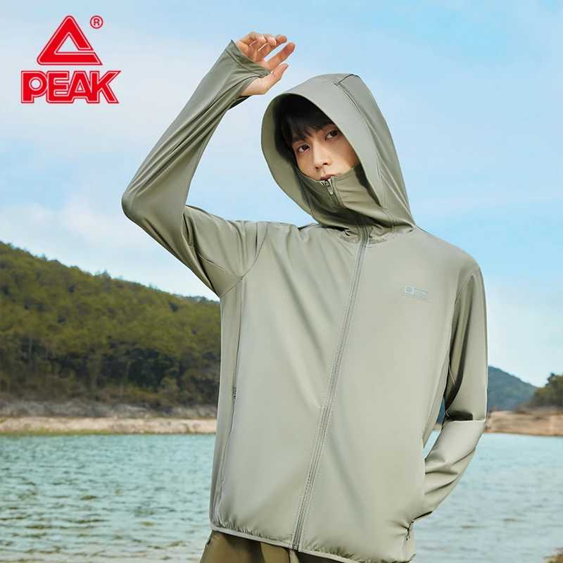 匹克男款防晒服长袖透气薄款透气防紫外线防晒衣户外运动休闲风衣