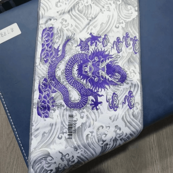 墨龙祥云海浪加厚毛绒吸水茶巾泡茶毛巾茶桌布S88003