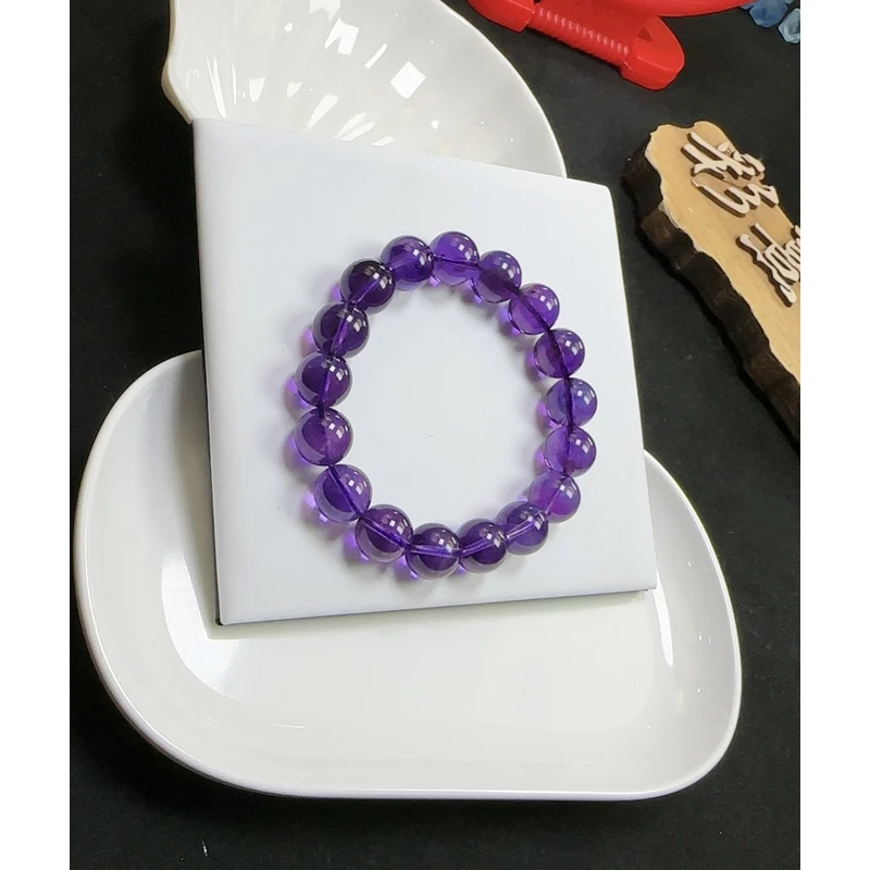 6A乌拉圭紫水晶手串（多样性发一）