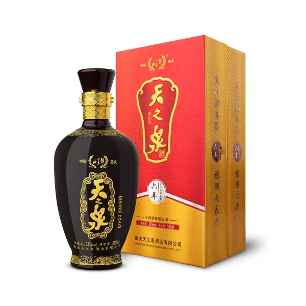 天之泉老窖【六年】典藏原浆52度礼盒装-小曲清香型白酒42度/52度