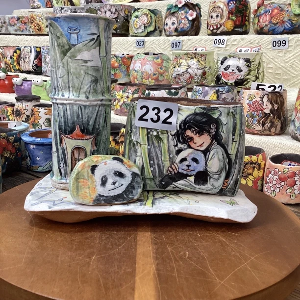 232 吾庭小院夕月陶艺精工盆