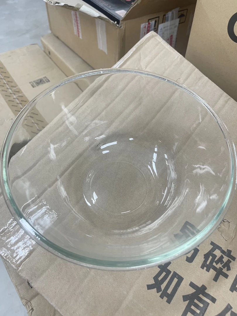 耐热加厚玻璃碗大号微波炉和面盆2.7L打蛋碗家用拌馅盆水果沙拉碗