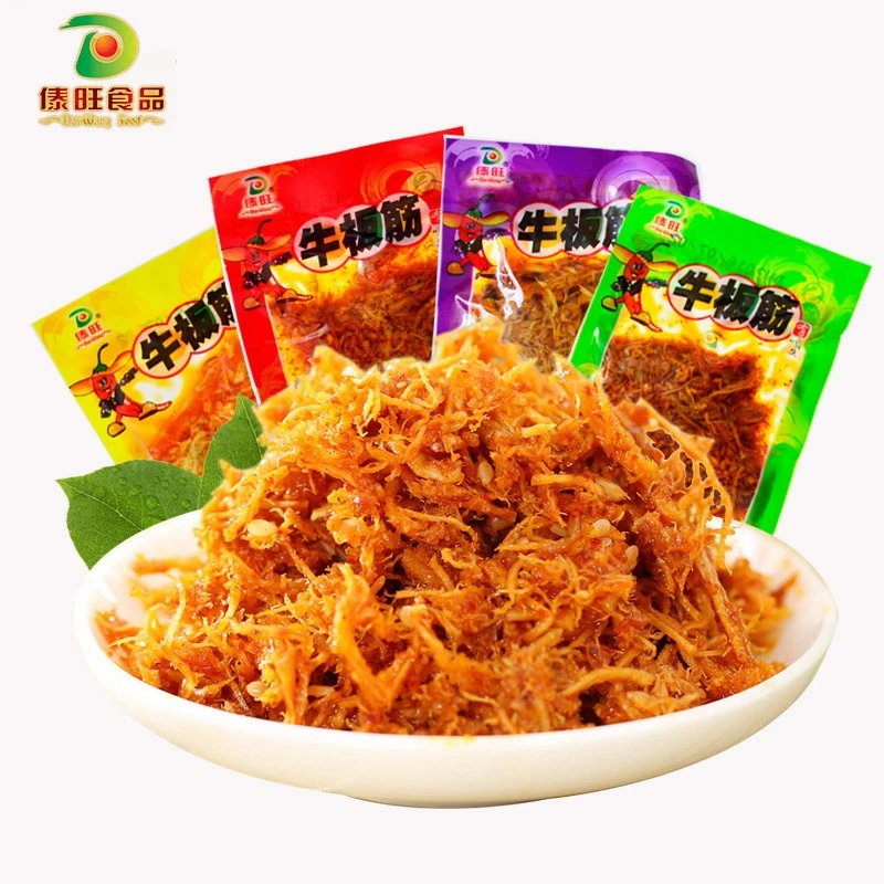 傣旺麻辣牛板筋500g散装香辣味小包装儿时烧烤辣条零食牛板筋批发