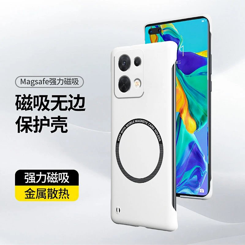 【可车载磁吸+超薄散热】适用OPPO Reno8/pro/pro+保护壳还原裸机