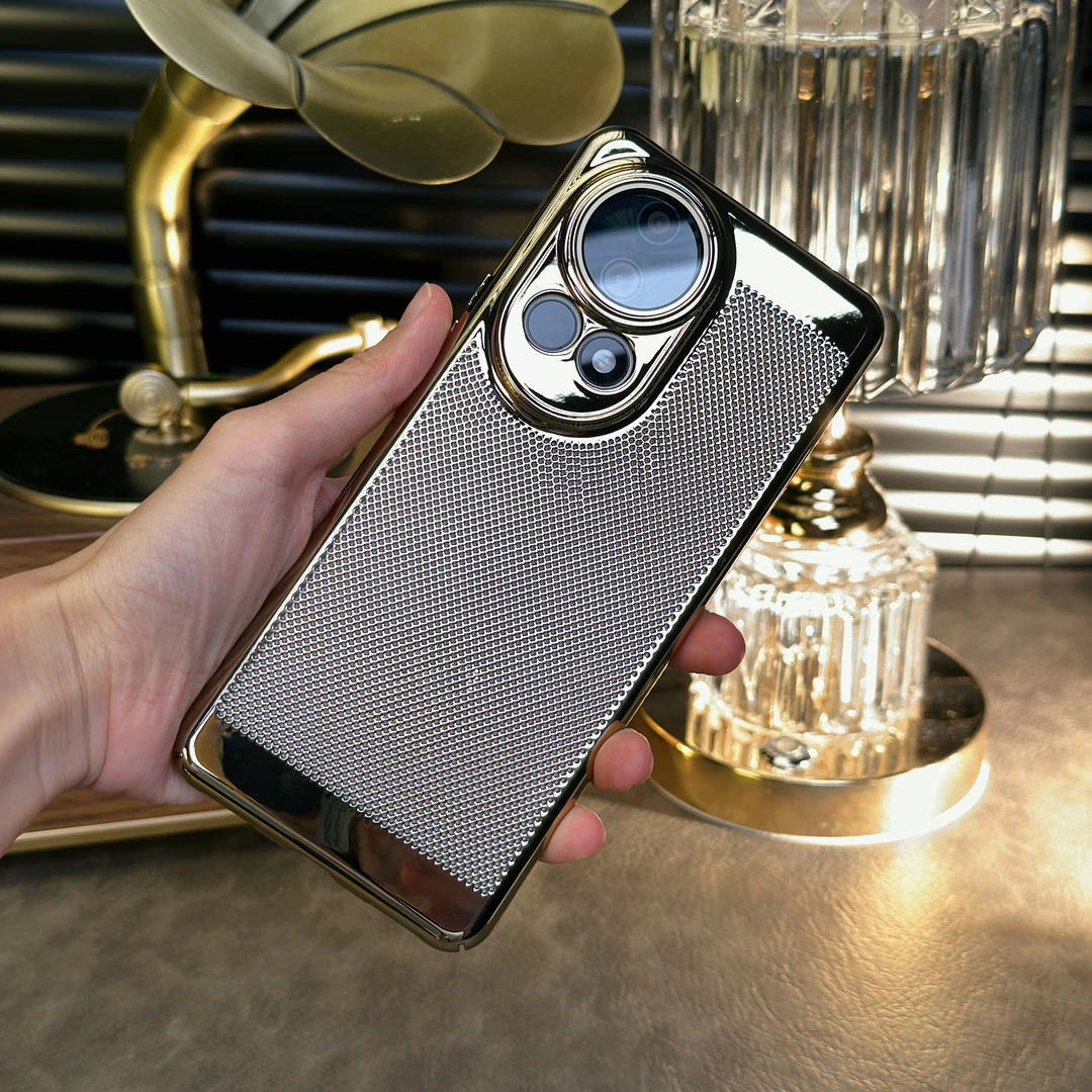 适用于华为nova12Pro【超薄电镀+全包镜头护镜】高档散热透气壳