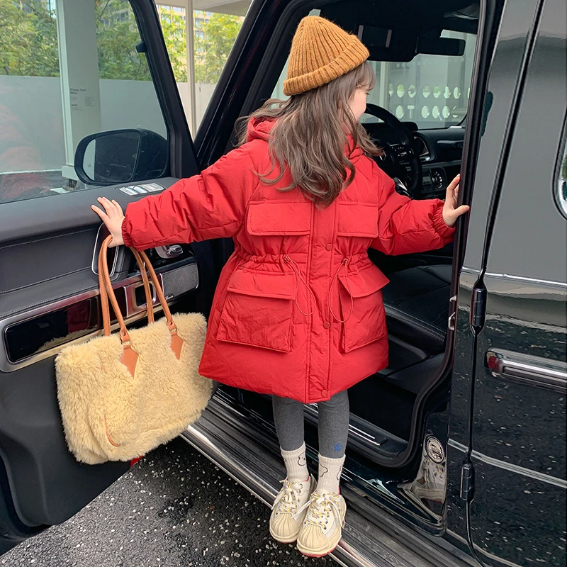 女童棉服冬装2023新款洋气儿童棉衣外套冬季加厚小女孩保暖派克服