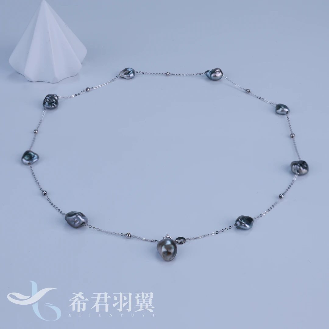 希君羽翼【中秋限定】海水大溪地Keshi满天星18k天然珍珠（多样性发1