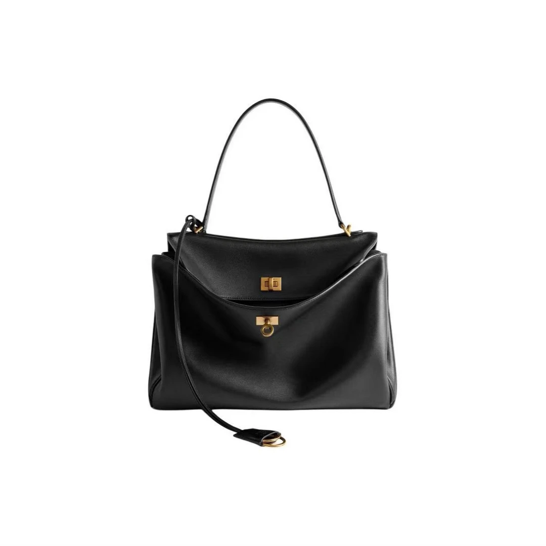 Rose 35cm原创设计高奢真皮包 单肩斜挎包 G1201