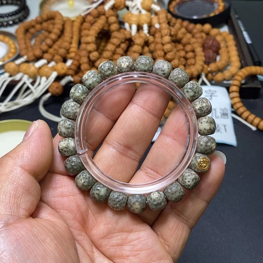 猴头核桃手串全品10左右龙鳞金标星月41号