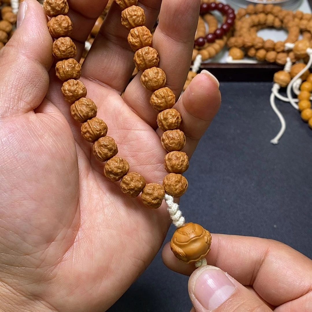 猴头核桃手串全品10-11蝉中手持53号