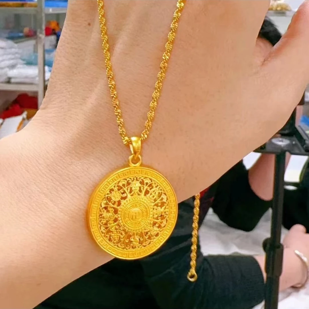 铜合金吊坠 铜合金吊坠 八宝罗盘吊坠 时尚