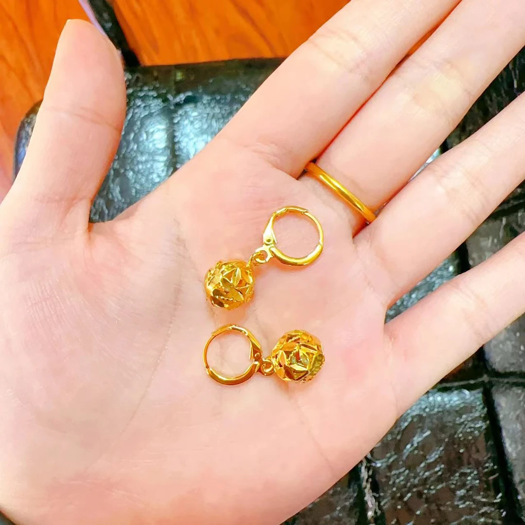 铜合金耳饰 玲珑耳扣（敏感肤质慎拍）