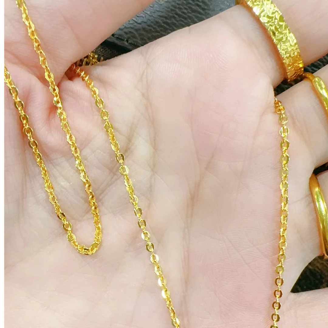 铜合金项链 针式万能o字链（防敏敏）