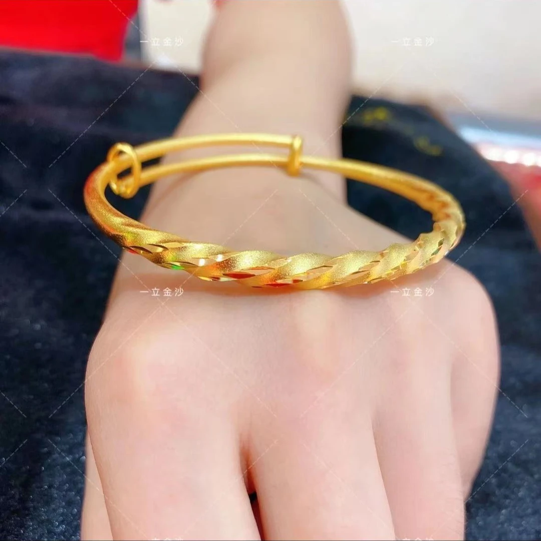铜合金手镯 扭转手镯