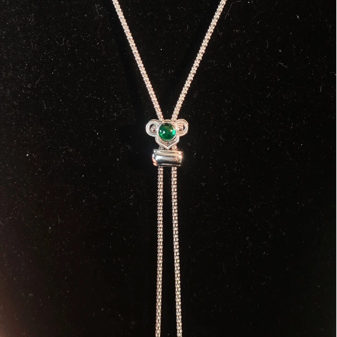 链子925银合成锆石 国潮气质古风百搭链