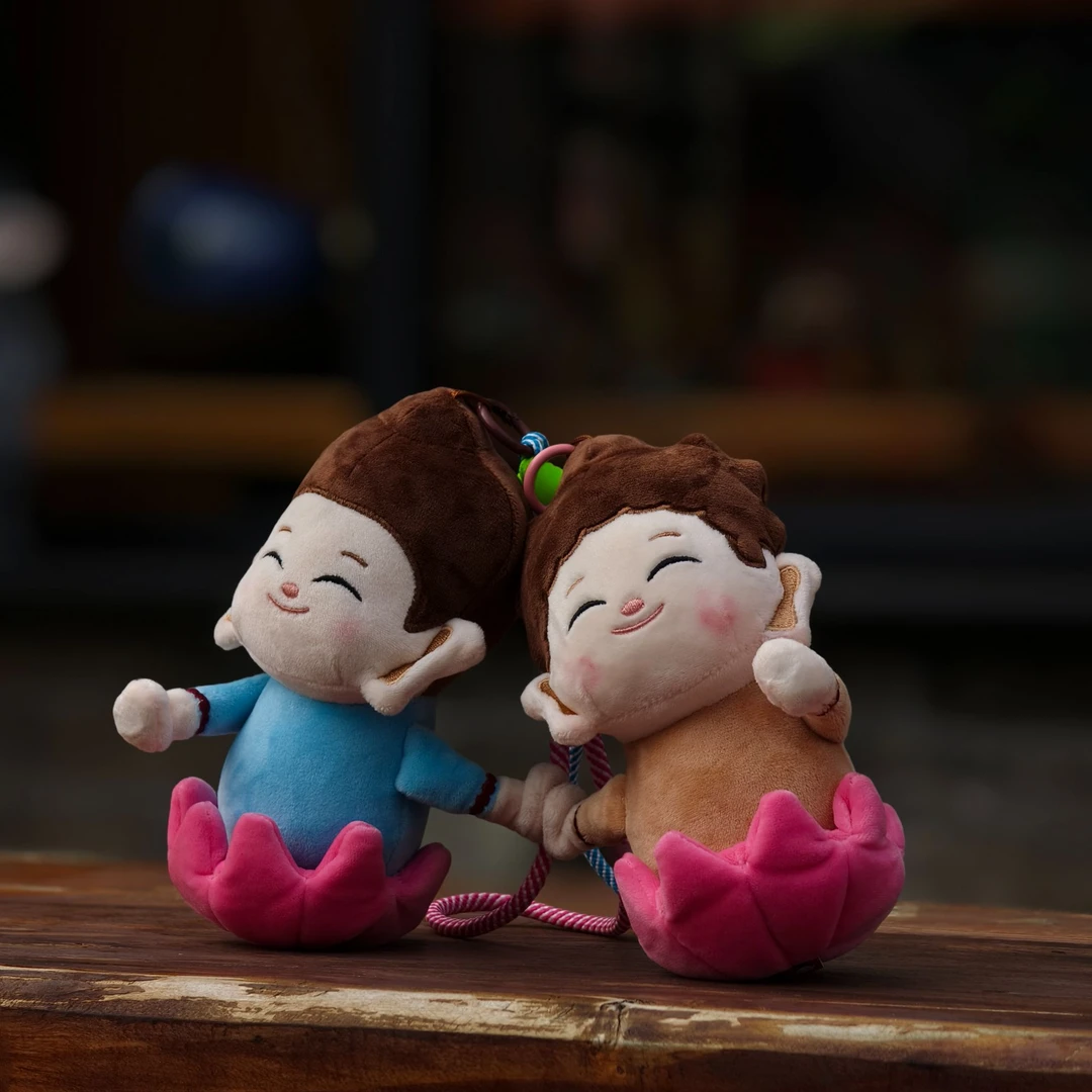 云冈石窟二佛并坐热门网红文创小佛念念和凡凡（一对）