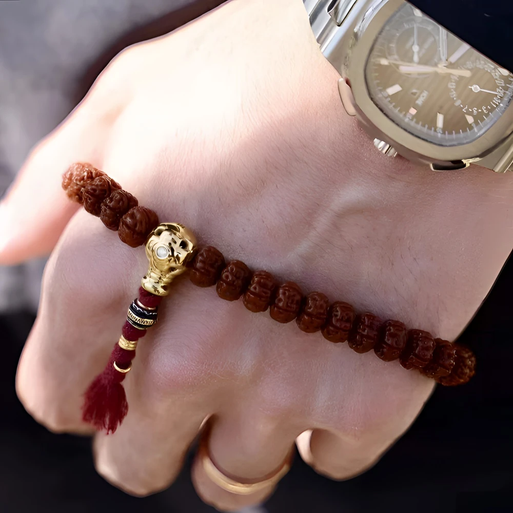 三通diy百香籽星月文玩配饰复古三通13x9mm