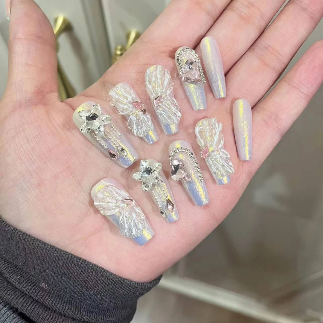 穿戴甲拆拆乐白盒十连抽