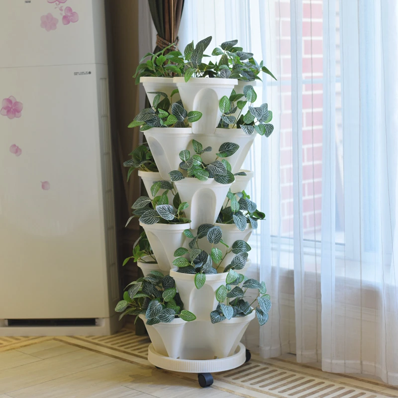 立体种植盆多层创意花盆特大号塑料种植箱草莓盆栽盆家庭阳台种花