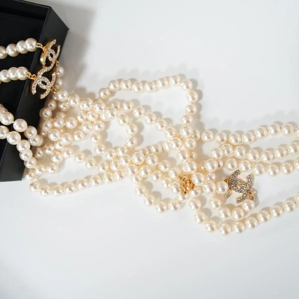 CHANEL珍珠超长链项链