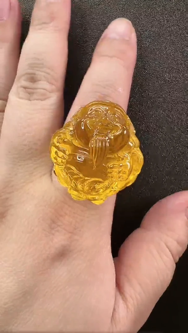 【闪购商品】琥珀戒指未镶嵌戒指