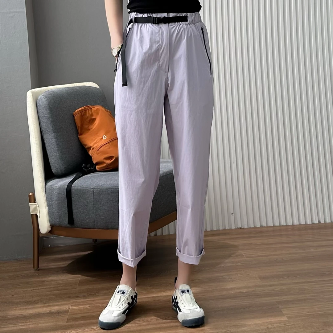 2025春夏新款轻薄透气休闲百搭运动直筒速干休闲裤（24241）XHW