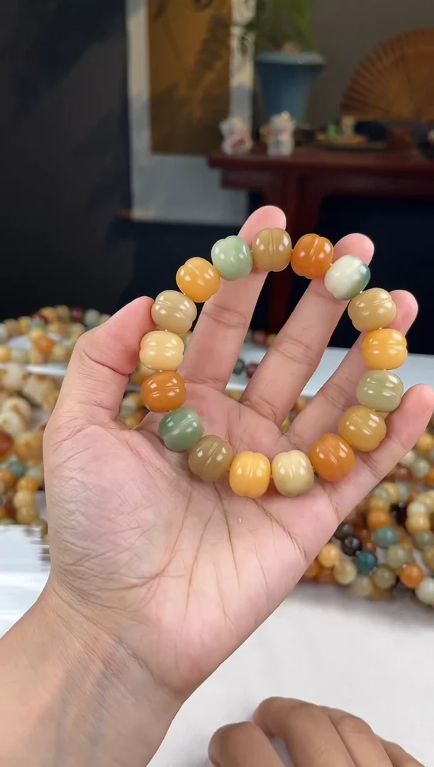 【闪购商品】菩提根/象牙果手串13*14干磨（921）